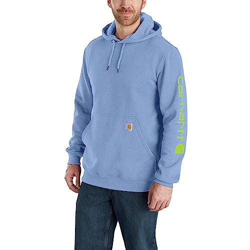 Carhartt Herren-Sweatshirt mit langen Ärmeln, mittelschwer, normale und große Größen, Skystone, 4XL von Carhartt