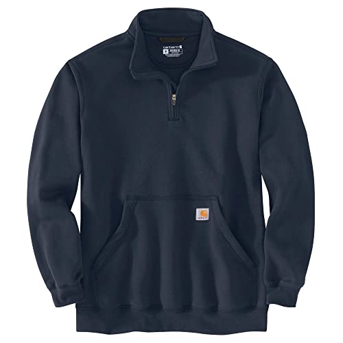 Carhartt Herren-Sweatshirt mit lockerer Passform, mittelschwer, Viertelreißverschluss, Stehkragen, Neu, Marineblau, 3XL Carhartt Herren-Sweatshirt mit lockerer Passform, mittelschwer, Viertelreißverschluss, Stehkragen, Neu, Marineblau, 3XL von Carhartt
