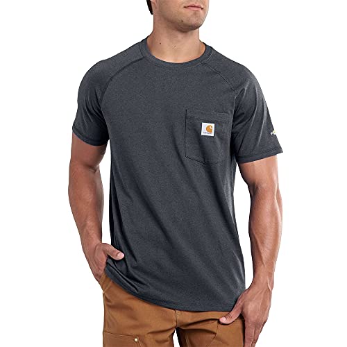 Carhartt Herren T-Shirt ,3XL Lang Anthrazit Meliert von Carhartt