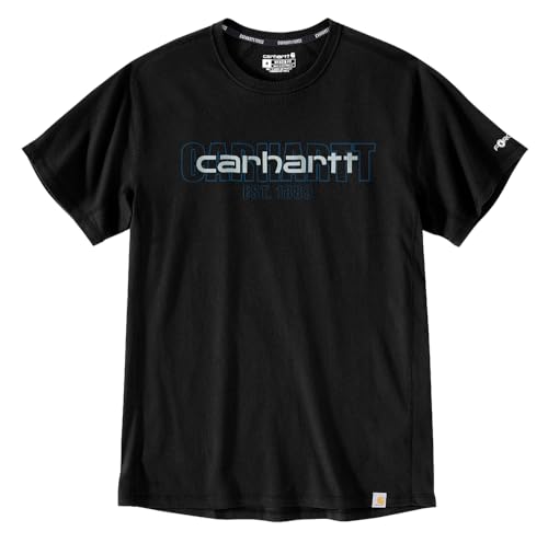 Carhartt Herren T-Shirt Force Logo Graphic, Farbe:Black, Größe:L von Carhartt