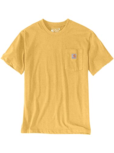 Carhartt Herren Relaxed Fit Heavyweight Short-Sleeve Pocket T-Shirt, Farbe: Sundance Heather, Größe: M von Carhartt