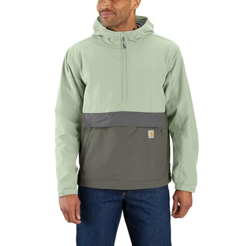 Carhartt Herren Übergangsjacke Lightweight Packable Anorak, Farbe:tender green/dusty olive, Größe:M von Carhartt