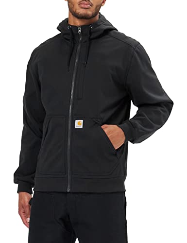 Carhartt Herren Wind Fighter® mittelschweres Full-Zip Sweatshirt, Schwarz, M von Carhartt