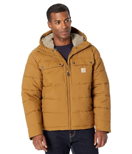 Carhartt Herren Winterjacke Loose Fit Midweight Insulated, Farbe: Oak BrownGr: S von Carhartt