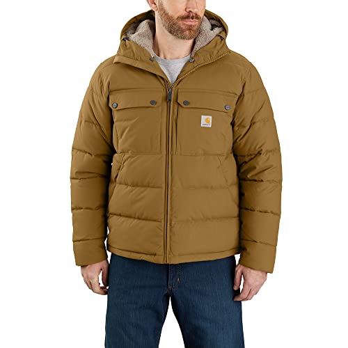 Carhartt Herren Winterjacke Loose Fit Midweight Insulated, Farbe: Oak BrownGr: S von Carhartt