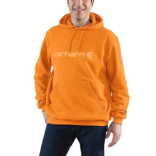 Carhartt Herrenpullover, lockere Passform, mittelschwer, Logo-Grafik, Medium von Carhartt