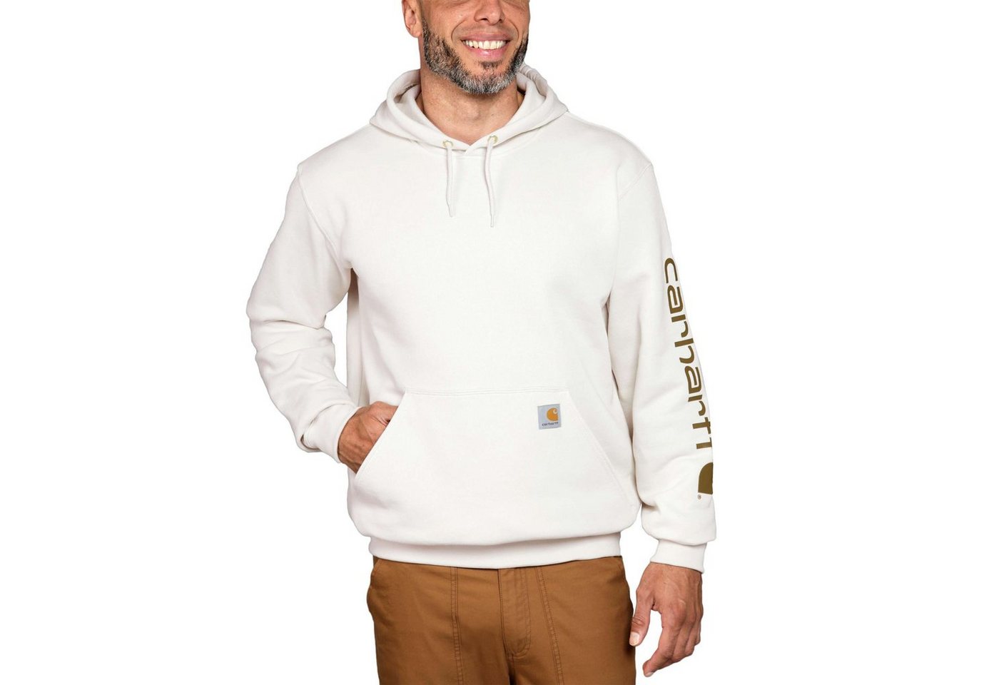 Carhartt Kapuzenpullover Carhartt SLEEVE LOGO HOODED SWEATSHIRT K288 (1-tlg) von Carhartt