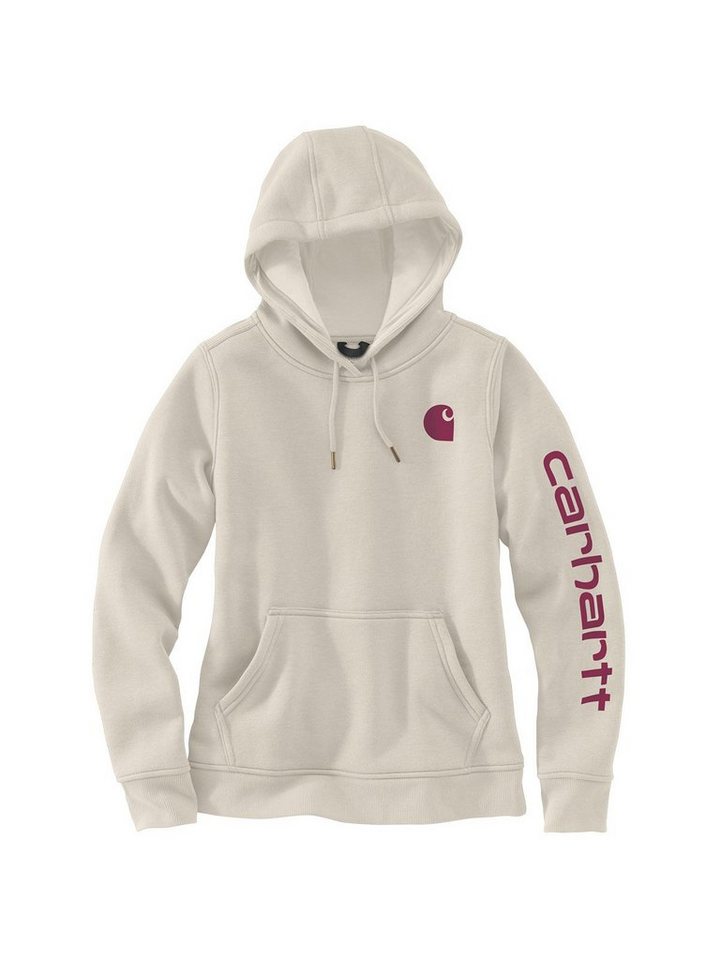 Carhartt Kapuzensweatshirt Carhartt LogoSleeve Graphic Sweatshirt weiß/lila von Carhartt