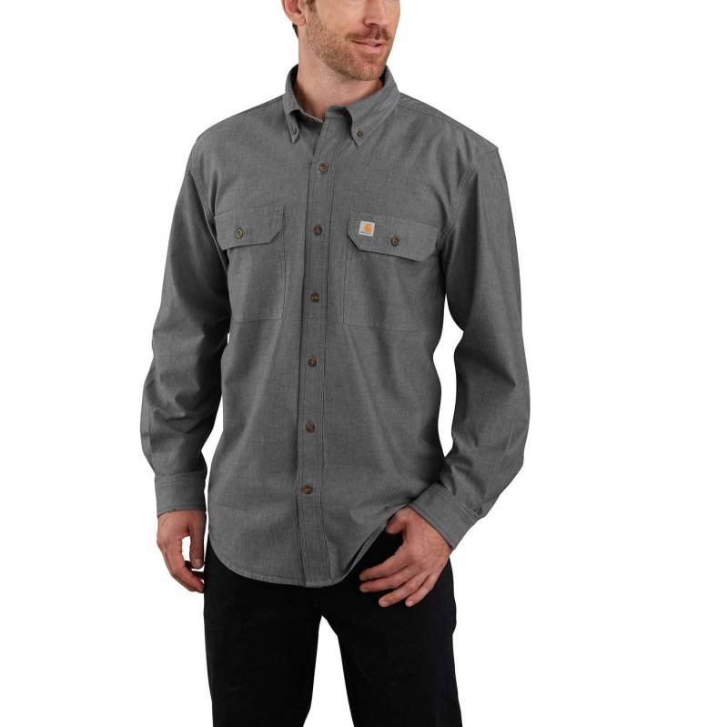 Carhartt Langarmhemd Carhartt LOOSE CHAMBRAY L/S SHIRT 104368 (1-tlg) von Carhartt