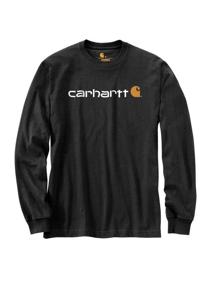 Carhartt Langarmshirt Carhartt Long-Sleeve Logo schwarz von Carhartt