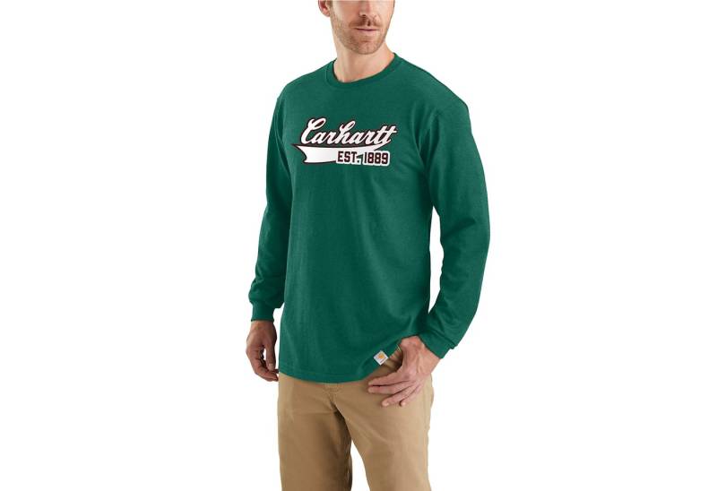 Carhartt Longsleeve Script Graphic mit Carhartt Print von Carhartt