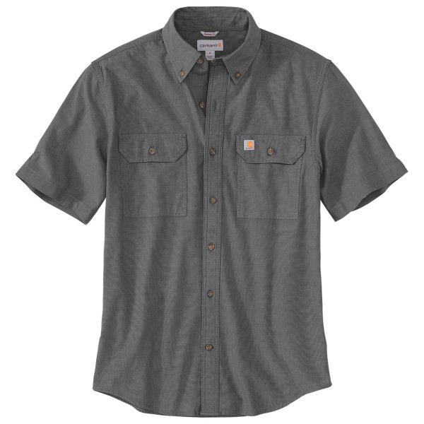 Carhartt - Loose Chambray S/S - Hemd Gr L;M;S;XL beige;grau von Carhartt