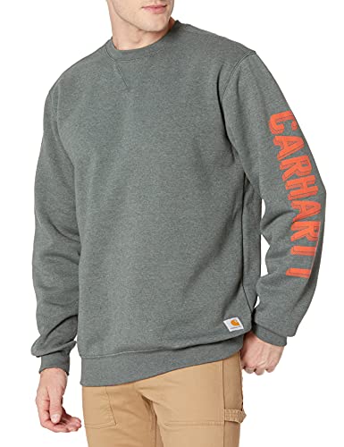 Carhartt Loose Fit Midweight Crewneck Sleeve Graphic Sweatshirt, Elm Heather,XL von Carhartt