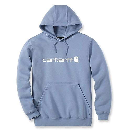 Carhartt, Herren, Weites, mittelschweres Sweatshirt mit Logo-Grafik, Skystone, XS von Carhartt