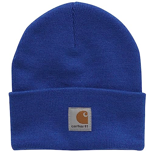 Carhartt Mädchen Kids' Knit Watch Hat Beanie-Mütze, Electric Blue Lemonade, 6-14 Years von Carhartt