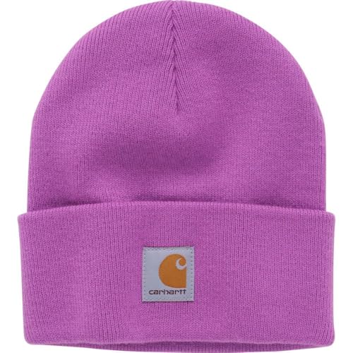 Carhartt Mädchen Kids' Knit Watch Hat Beanie-Mütze, Iris Orchidee, Violett, 6-14 Years von Carhartt