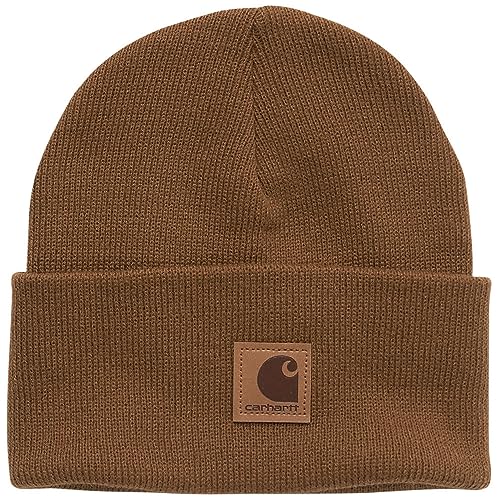 Carhartt Mädchen Kids' Knit Watch Hat Beanie-Mütze, Klassisch Braun, 6-14 Years von Carhartt