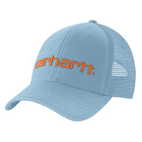 Carhartt Men's Canvas Mesh-Back Logo Graphic Cap Verschluss, Moonstone, OS von Carhartt
