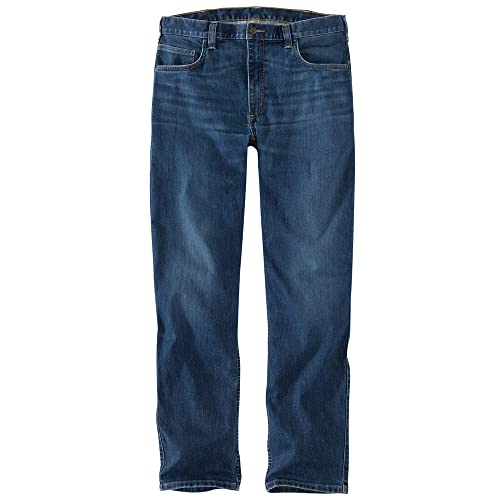 Carhartt Men's Force Relaxed Fit Low Rise 5-Pocket Jean, Everest, 38 x 34 von Carhartt