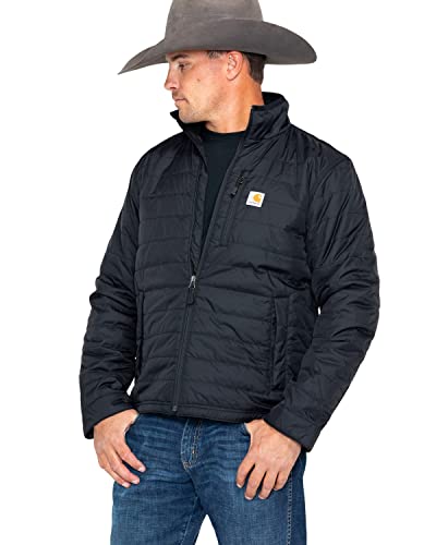 Carhartt Herren Rain Defender® leichte, isolierte Jacke, Schwarz, L von Carhartt