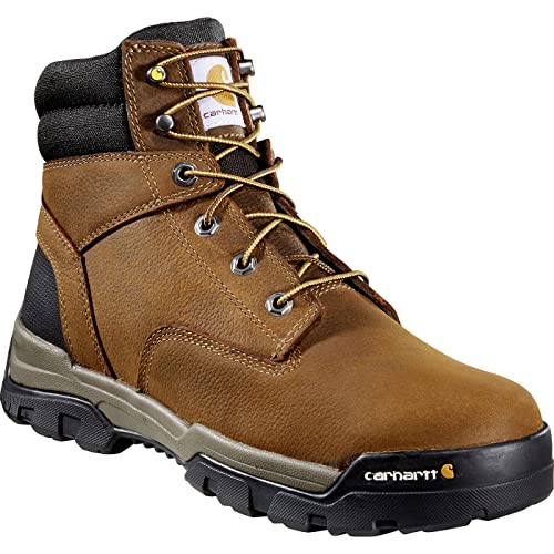 Carhartt Men's Ground Force 6" Waterproof Comp Toe Boot CME6347 Construction, Bison Brown Oil TAN, 9 von Carhartt