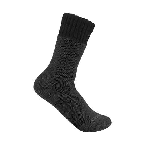 Carhartt Herren Schwere Stiefelsocken aus Synthetikwollmischung, Schwarz, L von Carhartt
