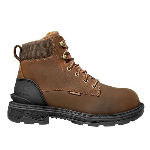 Carhartt Men's Ironwood Waterproof 6" Soft Toe Work Boots, Braun, 10.5 Wide von Carhartt