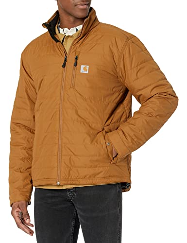 Carhartt Men's Rain Defender® Relaxed Fit Lightweight Insulated Jacket, CARHARTT® BROWN, XL von Carhartt