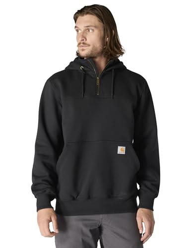 Carhartt Men's Rd Paxton Hw HDD Zip Mock Sweatshirt, Black, Small von Carhartt
