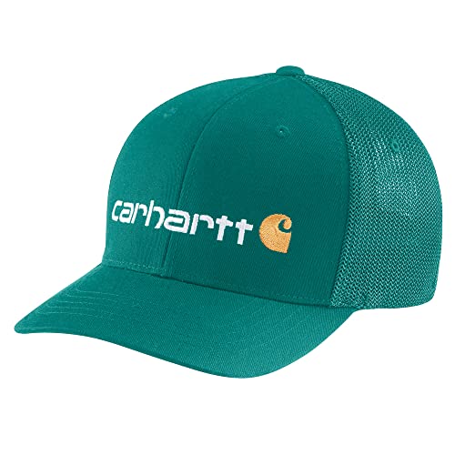 Carhartt Men's Rugged Flex Fitted Canvas Mesh-Back Logo Graphic Cap, Dragonfly, Medium-Large von Carhartt