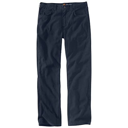 Carhartt Men's Rugged Flex Rigby Five Pocket Pant, Navy 2, 30 x 34 von Carhartt