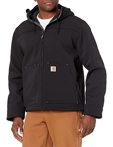 Carhartt Men's Super Dux Relaxed Fit Sherpa-Lined Active Jac Bonded Chore Coat, Black, XXL von Carhartt