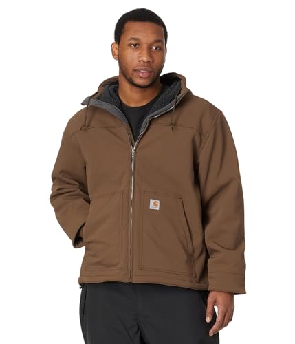 Carhartt Men's Super Dux™ Relaxed Fit Sherpa-Lined Active Jac, COFFEE, L von Carhartt