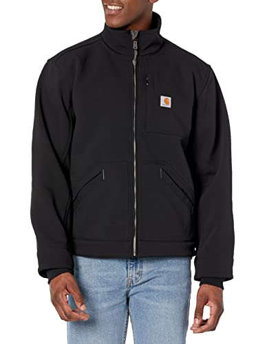 Carhartt Men's Super Dux Relaxed Fit Sherpa-Lined Bonded Detroit Jacket, Black, M von Carhartt