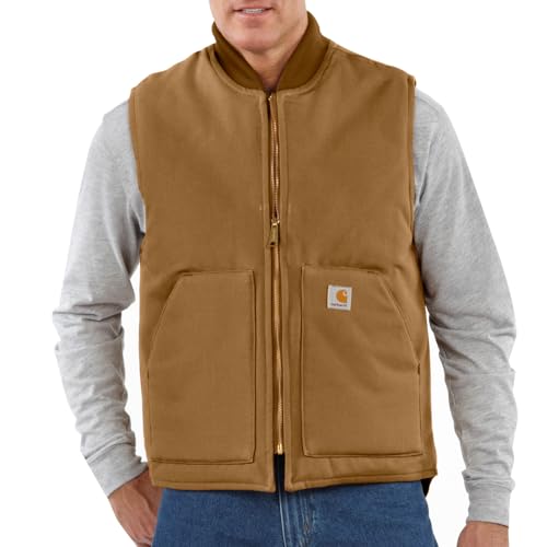 Carhartt V01 Relaxed Fit Firm Duck Insulated Rib Collar Vest von Carhartt