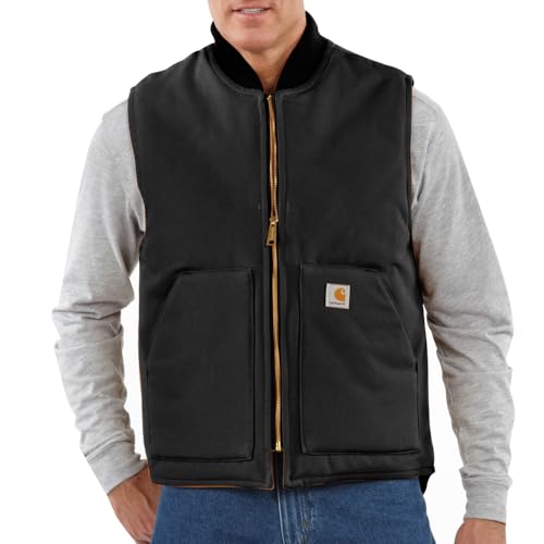 Carhartt V01 Relaxed Fit Firm Duck Insulated Rib Collar Vest von Carhartt