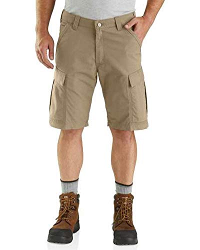 Carhartt Herren Force® Relaxed Fit Ripstop Cargo-Arbeitsshorts , Dunkles Khaki, W32 von Carhartt