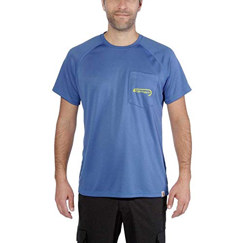 Carhartt Mens Force Fishing Graphic Short-Sleeve T-Shirt, Federal Blue, M von Carhartt