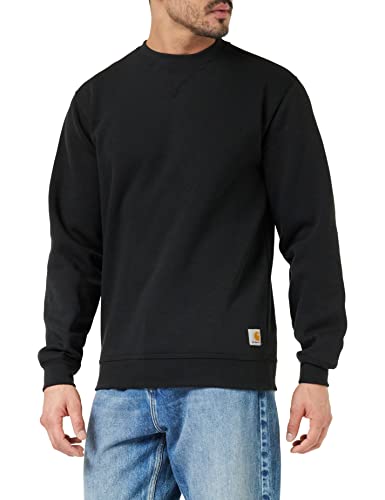 Carhartt, Herren, Weites, mittelschweres Sweatshirt mit Rundhalsausschnitt, Schwarz, XXL von Carhartt