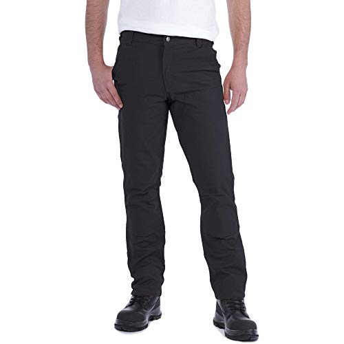 Carhartt Herren Rugged Flex® Straight Fit Duck mit verstärkter Vorderseite, Schwarz, W34/L30 von Carhartt