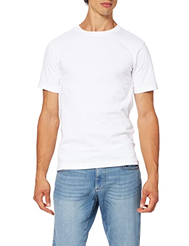 Carhartt Herren Relaxed Fit, schweres, kurzärmliges T-Shirt, Weiß, XS von Carhartt