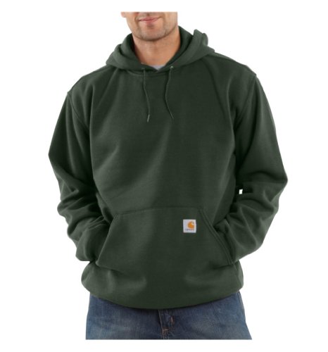 Carhartt Men's Big & Tall Midweight Hooded Sweatshirt,Olive,3X-Large/Tall von Carhartt