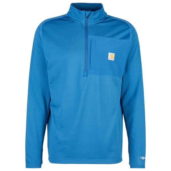 Carhartt - Mock Neck Half-Zip T-Shirt - Longsleeve Gr XXL blau von Carhartt