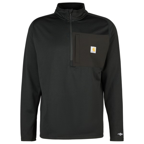 Carhartt - Mock Neck Half-Zip T-Shirt - Longsleeve Gr XXL schwarz von Carhartt