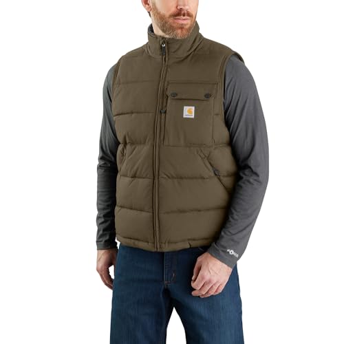 Carhartt Montana Herren-Isolierte Weste mit lockerer Passform, Tarmac, M von Carhartt