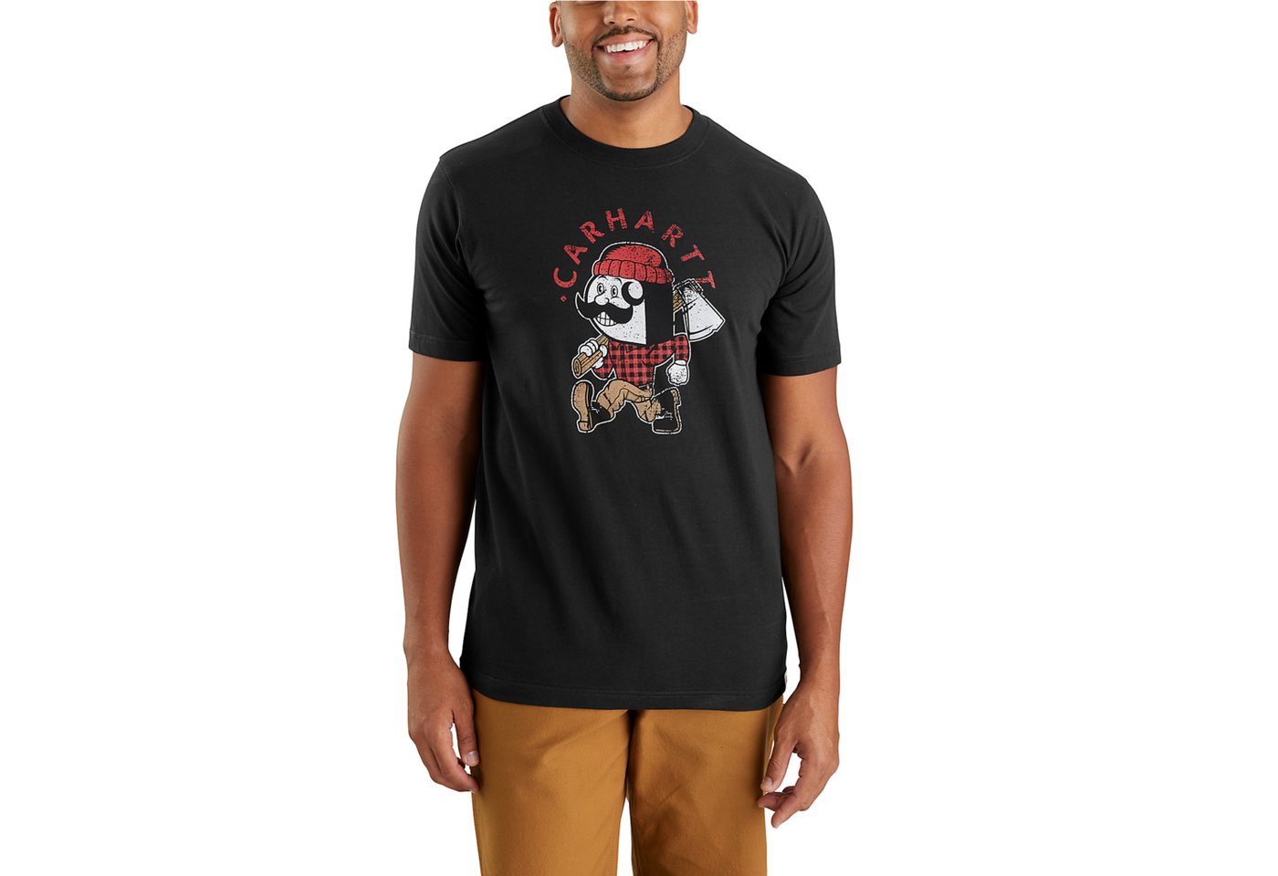 Carhartt Print-Shirt Graphic Lumberjack mit Carhartt Holzfällergrafik von Carhartt