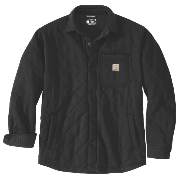 Carhartt - Quilted Snap Front Shirt Jacket - Freizeitjacke Gr L schwarz von Carhartt