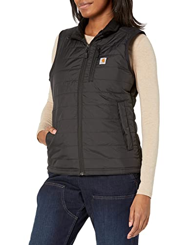 Carhartt Rain Defender Relaxed Fit Ligtweight Insulated Vest, Farbe: Black, Größe: L von Carhartt
