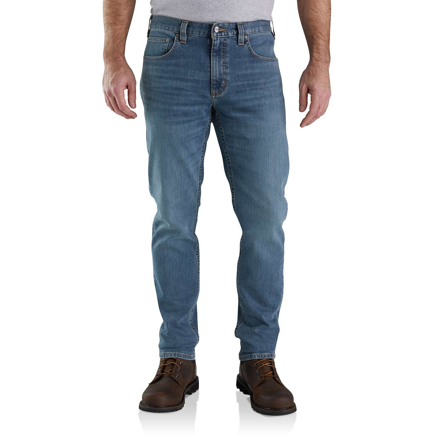 Carhartt Regular-fit-Jeans Carhartt Herren Jeans Rugged Flex Relaxed Fit Low Rise 5-Pocket Tapered Jean von Carhartt