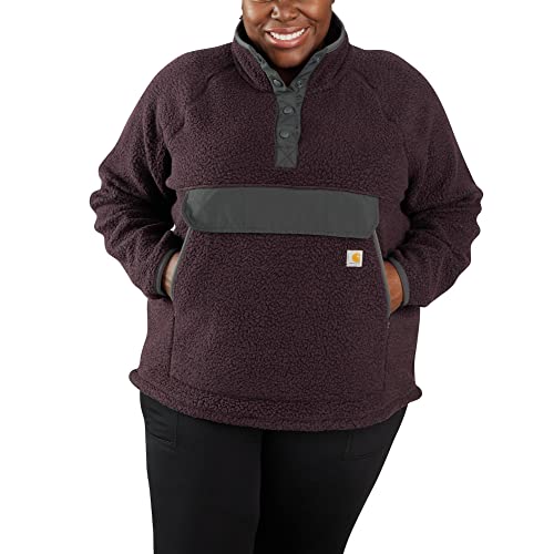 Carhartt Relaxed Fit Fleecepullover Damen Violett XL von Carhartt